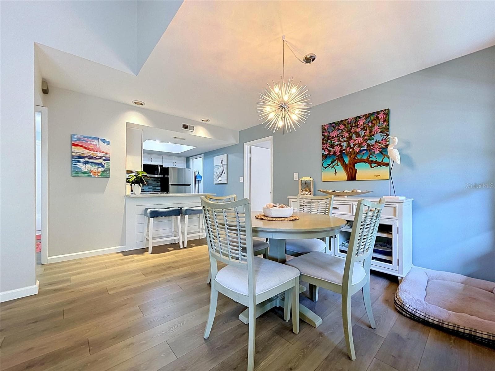 Dining area - 1006 LENNOX RD W #1006, PALM HARBOR