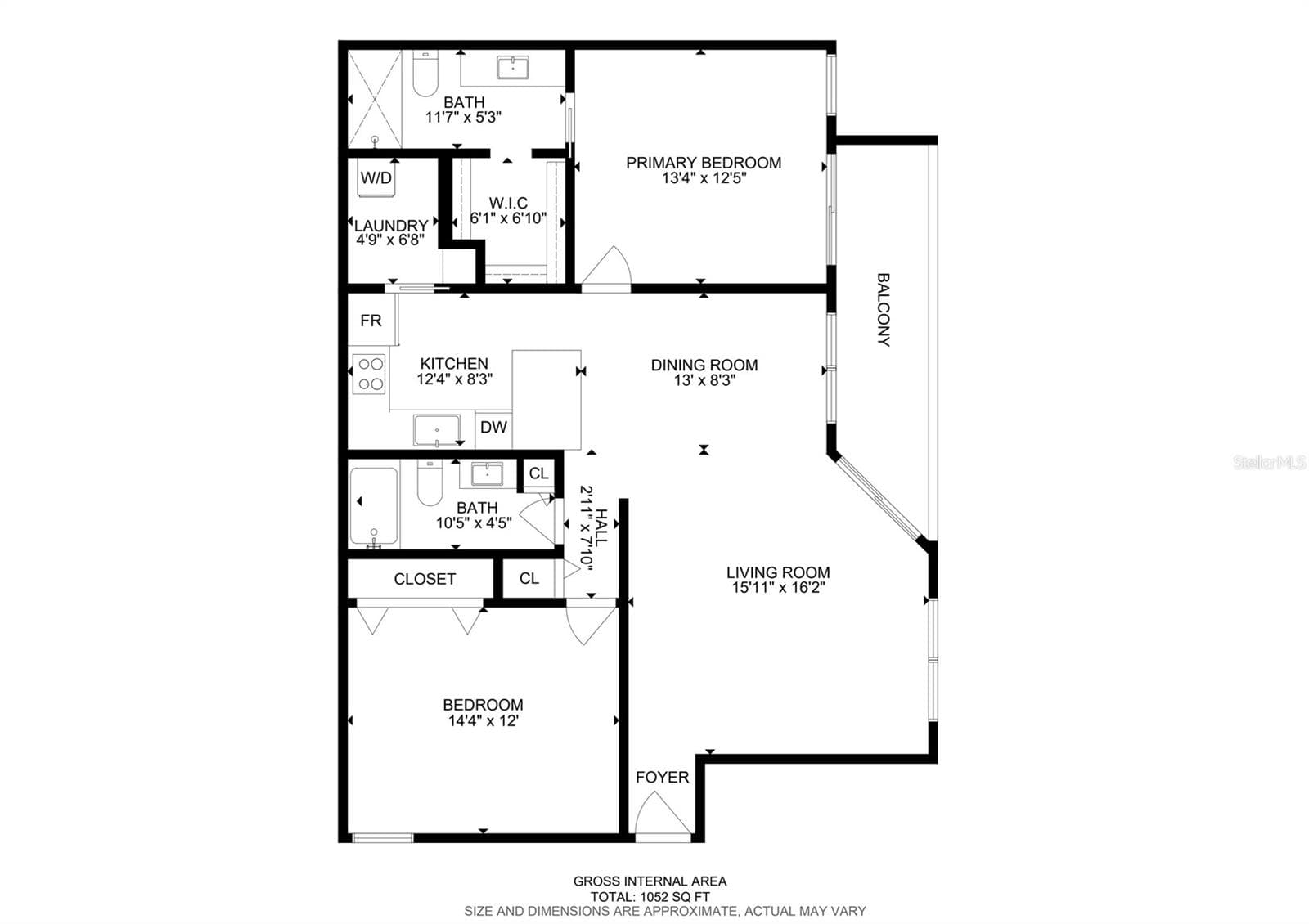 Floorplan - 1006 LENNOX RD W #1006, PALM HARBOR
