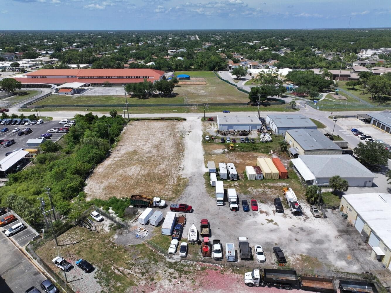 Aerial Looking North - 22417 HANCOCK AVE, PUNTA GORDA