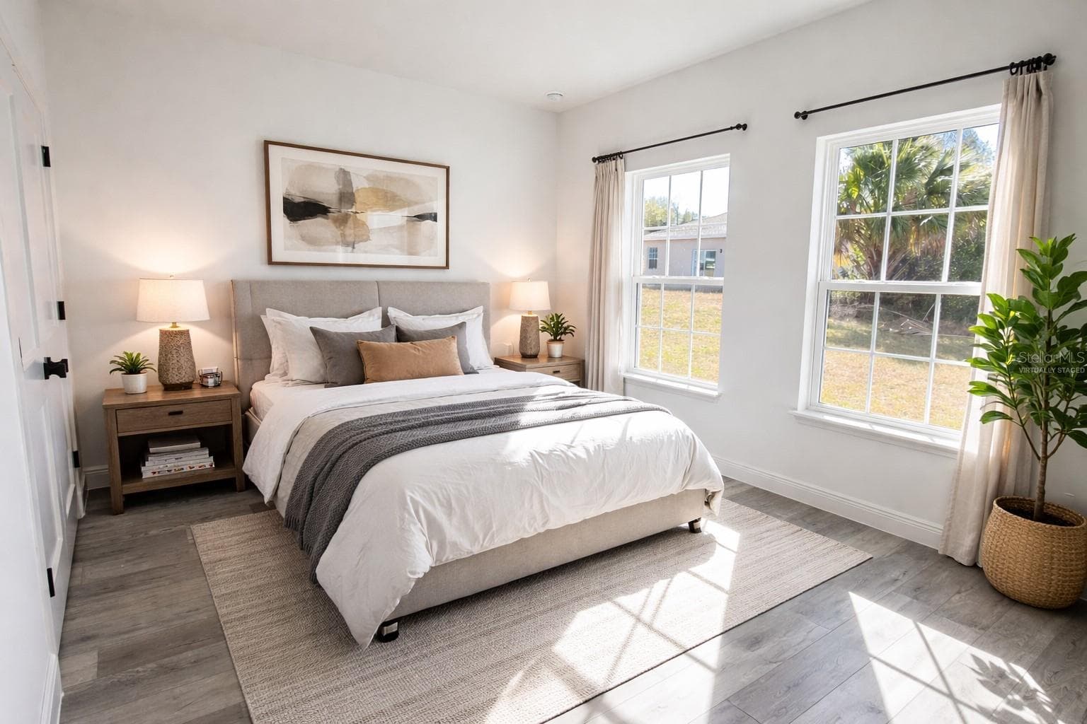 Virtually Staged Bedroom 3 - 3679 SW 129TH PL, OCALA