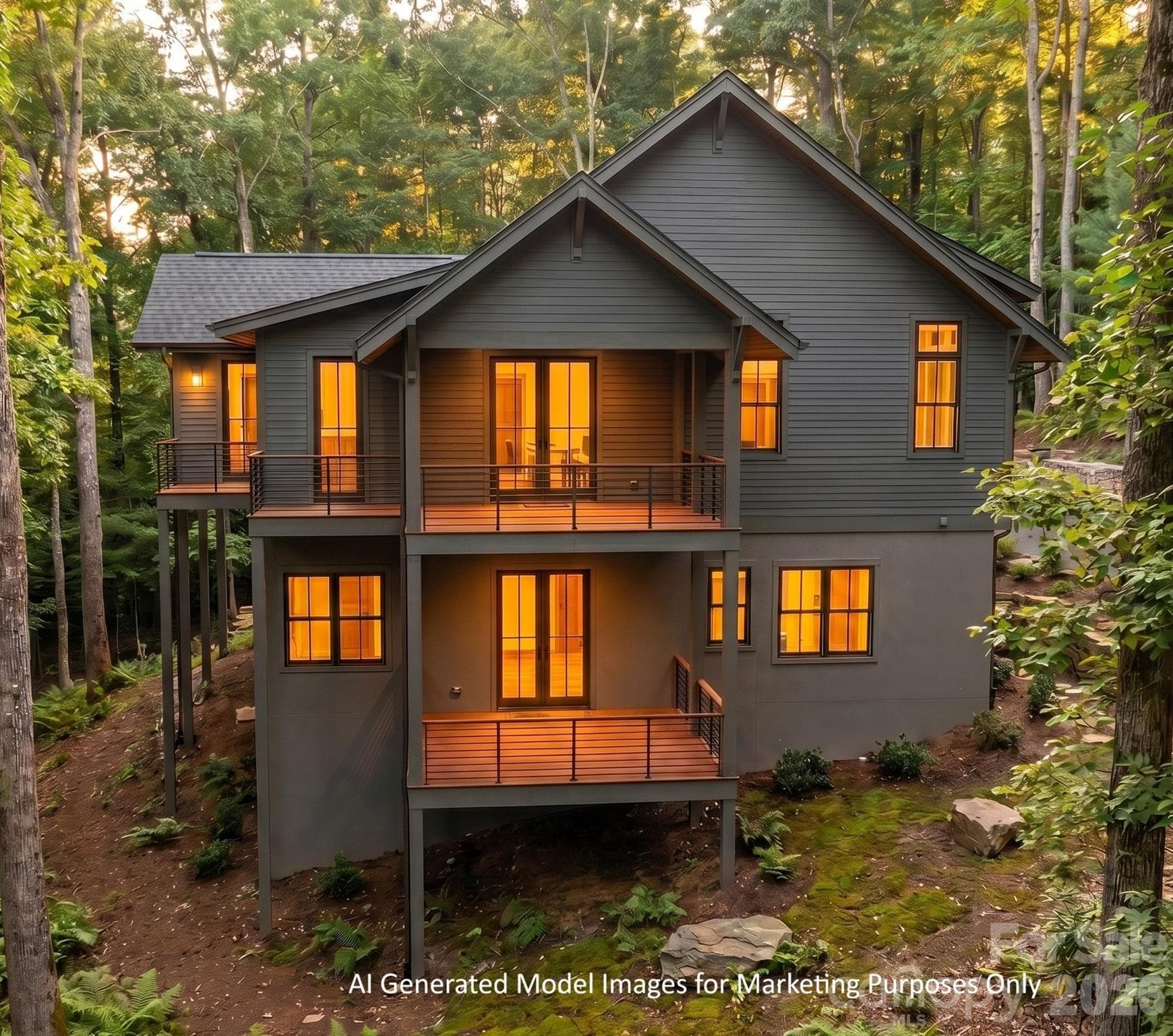 Rear Elevation - Waynesville