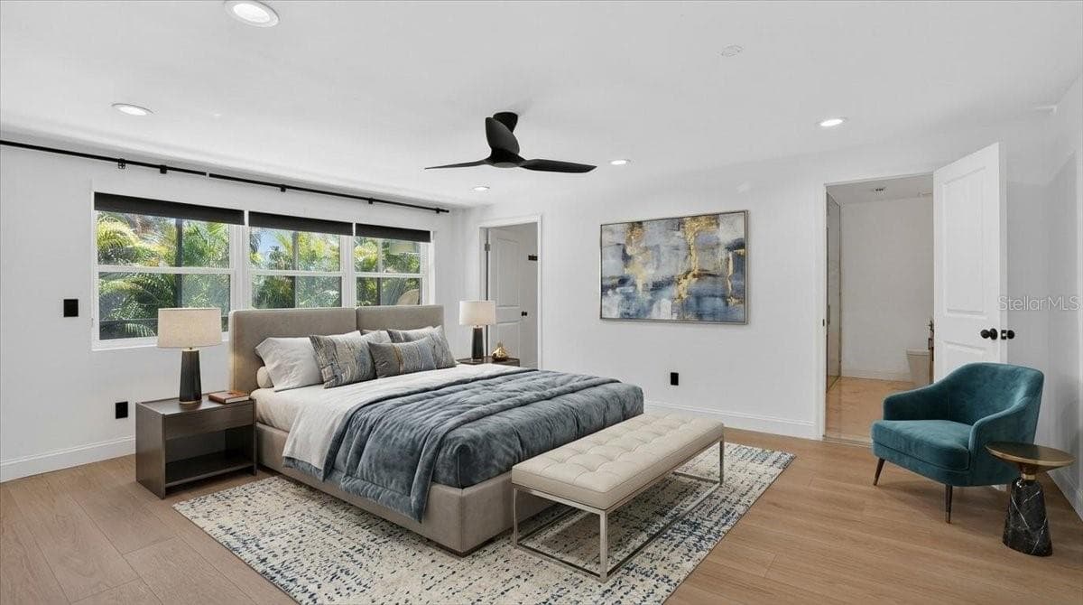 Virtually Stage Primary Bedroom - 2708 N DUNDEE ST, TAMPA