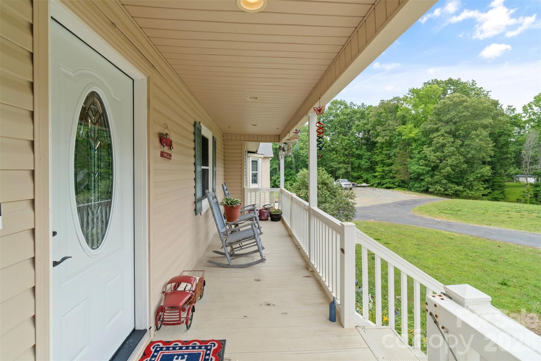 Front porch - 229 Oakridge Road, Stanley
