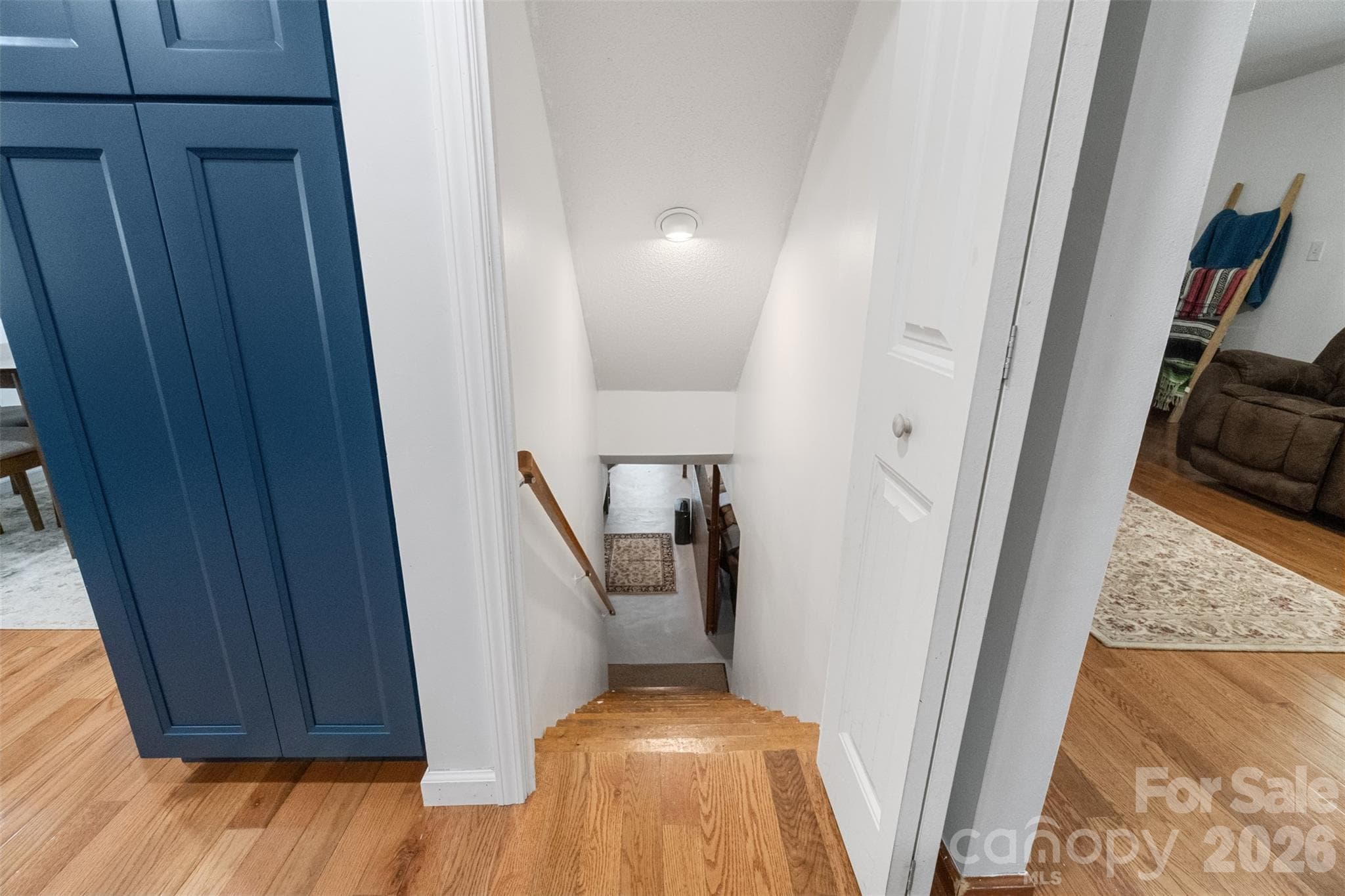 Stairs to basement - 229 Oakridge Road, Stanley