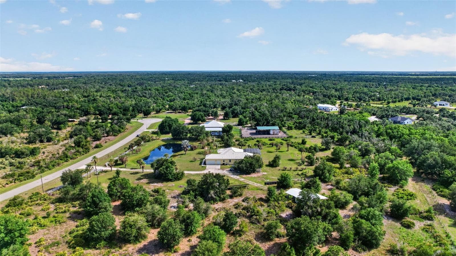 Set within a picturesque rural setting, the property combines privacy, natural beauty, and easy access to surrounding communities and amenities. - 1210 408TH CT E, MYAKKA CITY