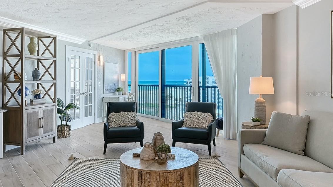 Overlooking #1 Siesta Key Beach - 5880 MIDNIGHT PASS RD #907, SARASOTA