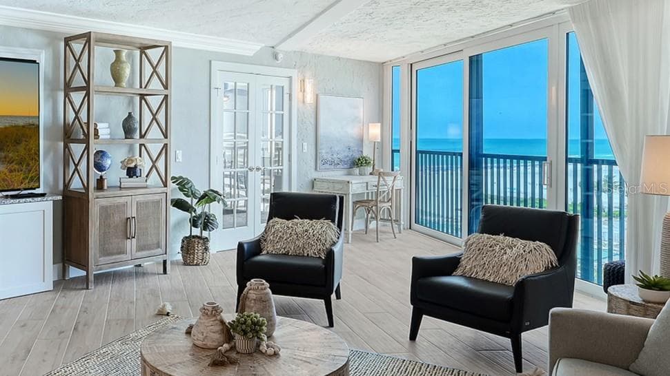 Office Area Overlooking #1 Siesta Key Beach - 5880 MIDNIGHT PASS RD #907, SARASOTA