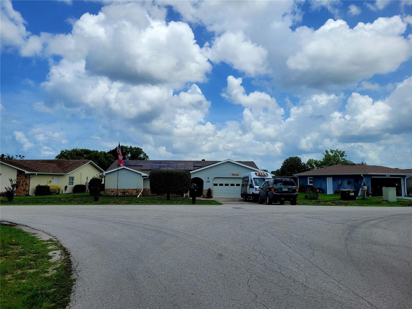 Looking across the street from your home - 9022 LINGROVE RD, WEEKI WACHEE