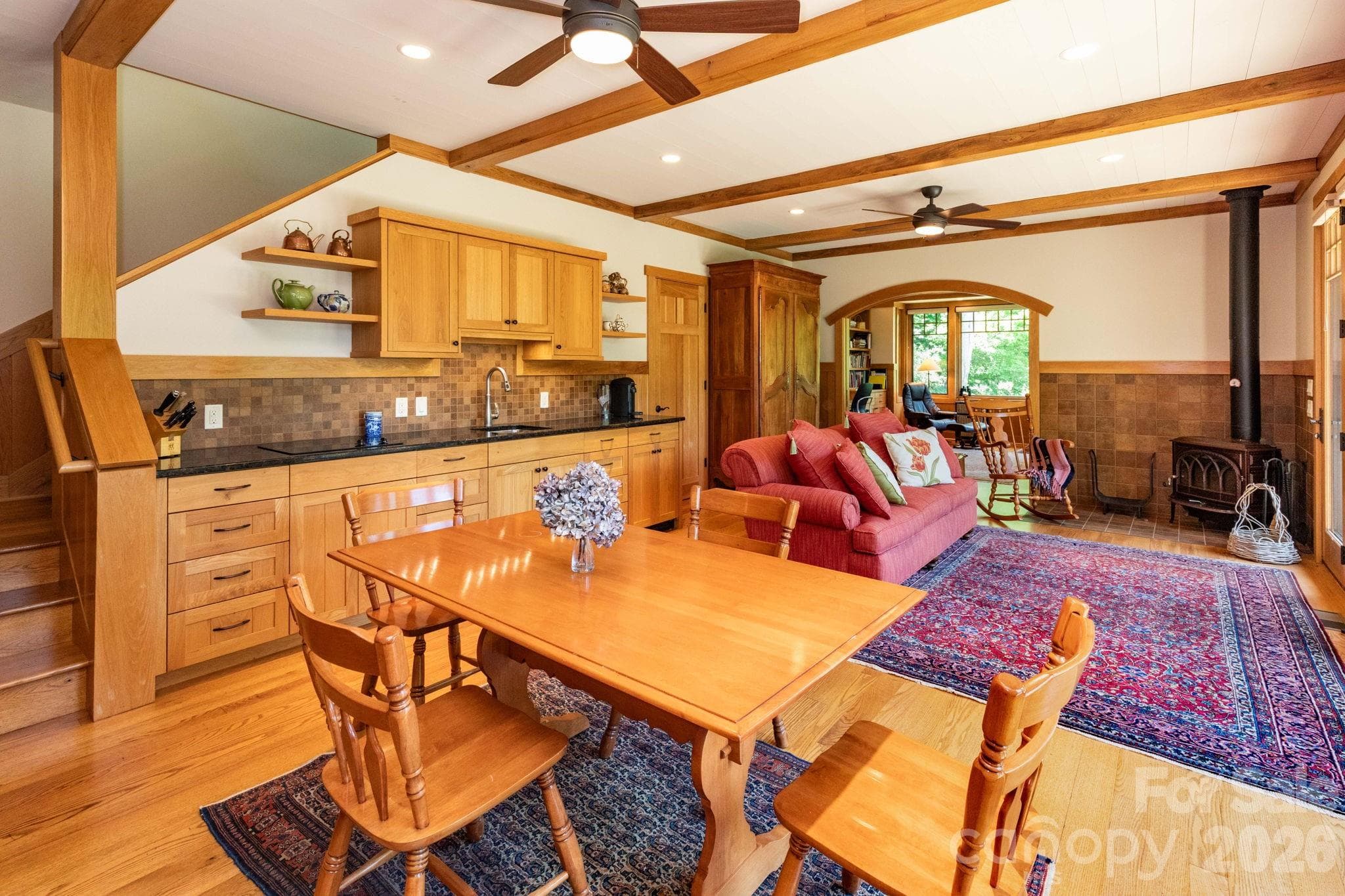 Guest House. Open-concept guest living quarters designed with comfort, flexibility, and refined mountain character in mind. - 29 Gardner Drive, Asheville