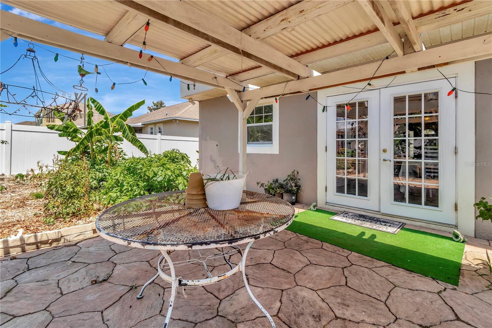 Covered Backyard Patio - 7642 PARK HILL AVE, LEESBURG
