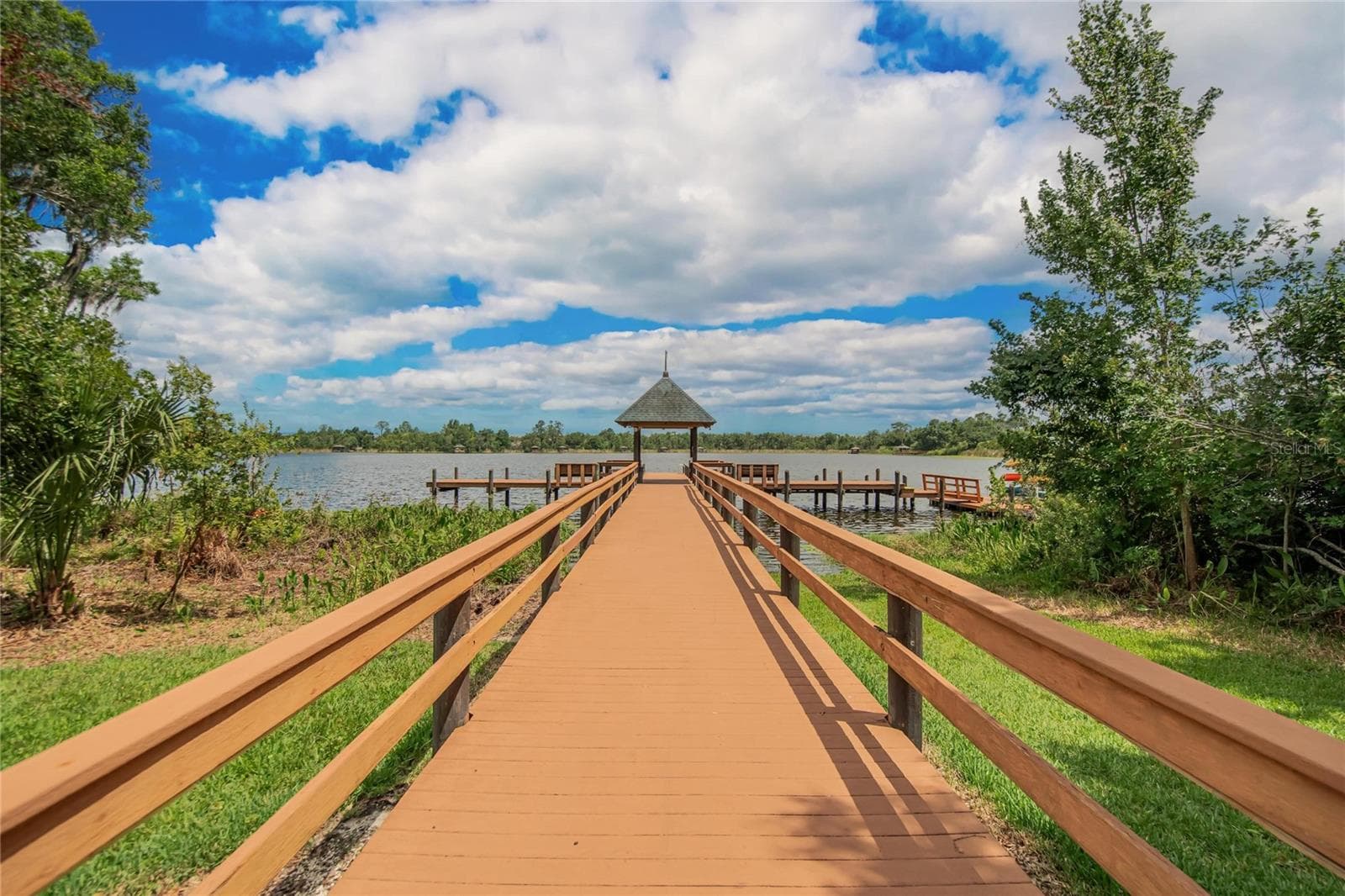 Dock to the lake you can kayak and fish in. - 21040 GREEN WING CT, LAND O LAKES