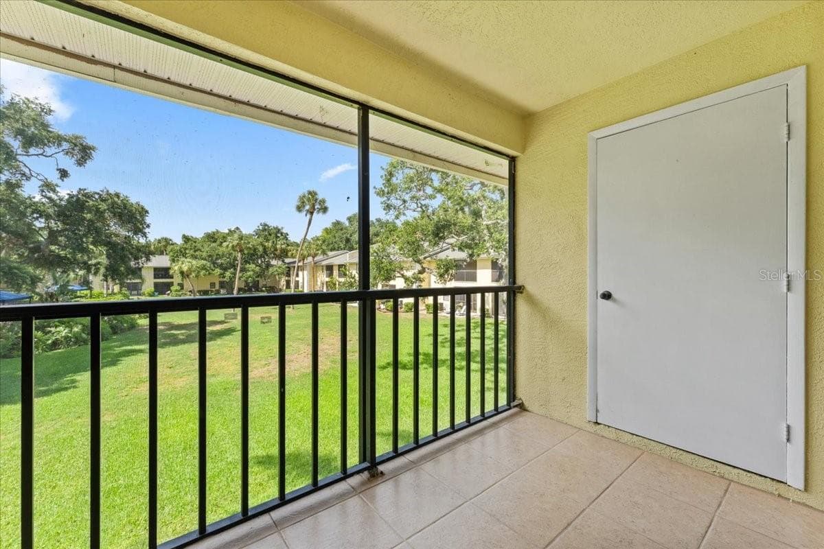 View from screened balcony porch - 3001 58TH AVE S #1106, ST PETERSBURG