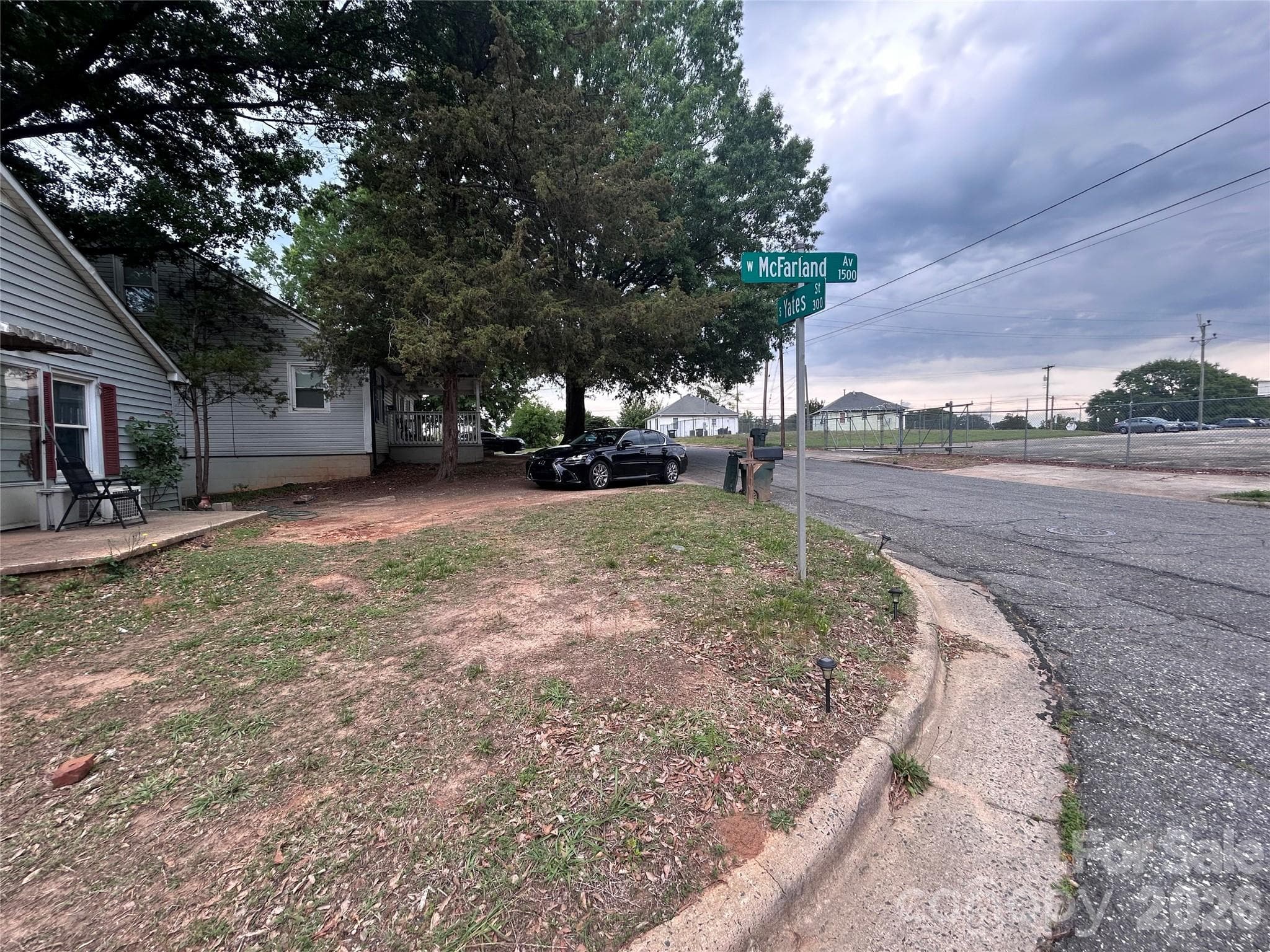 View of cross street. - Gastonia