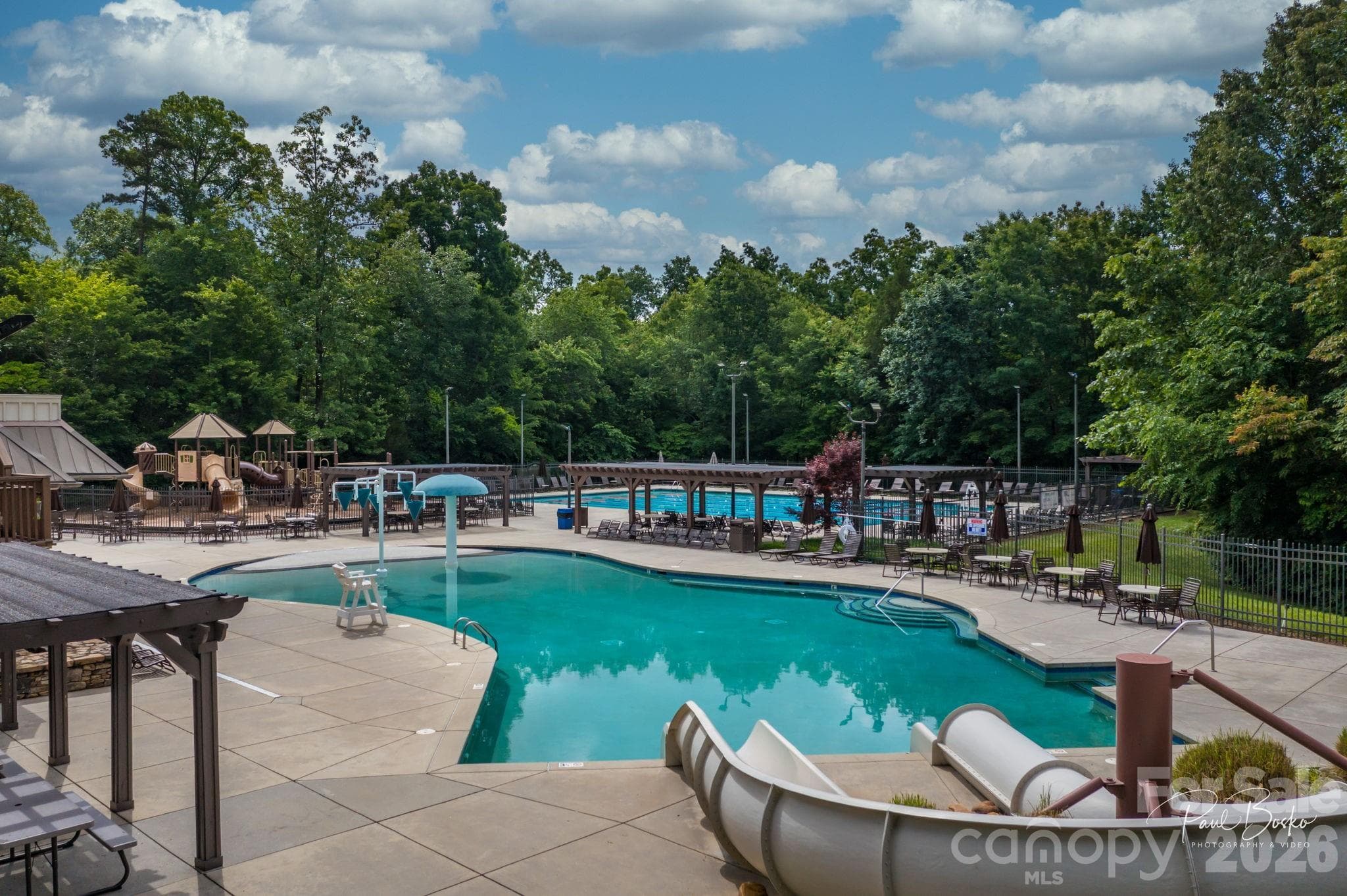 Multiple Pools and Slides - 2709 Sugaree Court, Waxhaw