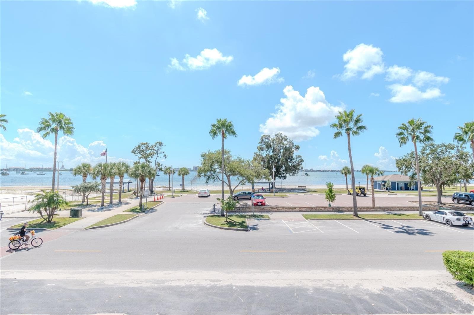 VIEW FROM BALCONY - 5605 SHORE BLVD S #1B, GULFPORT