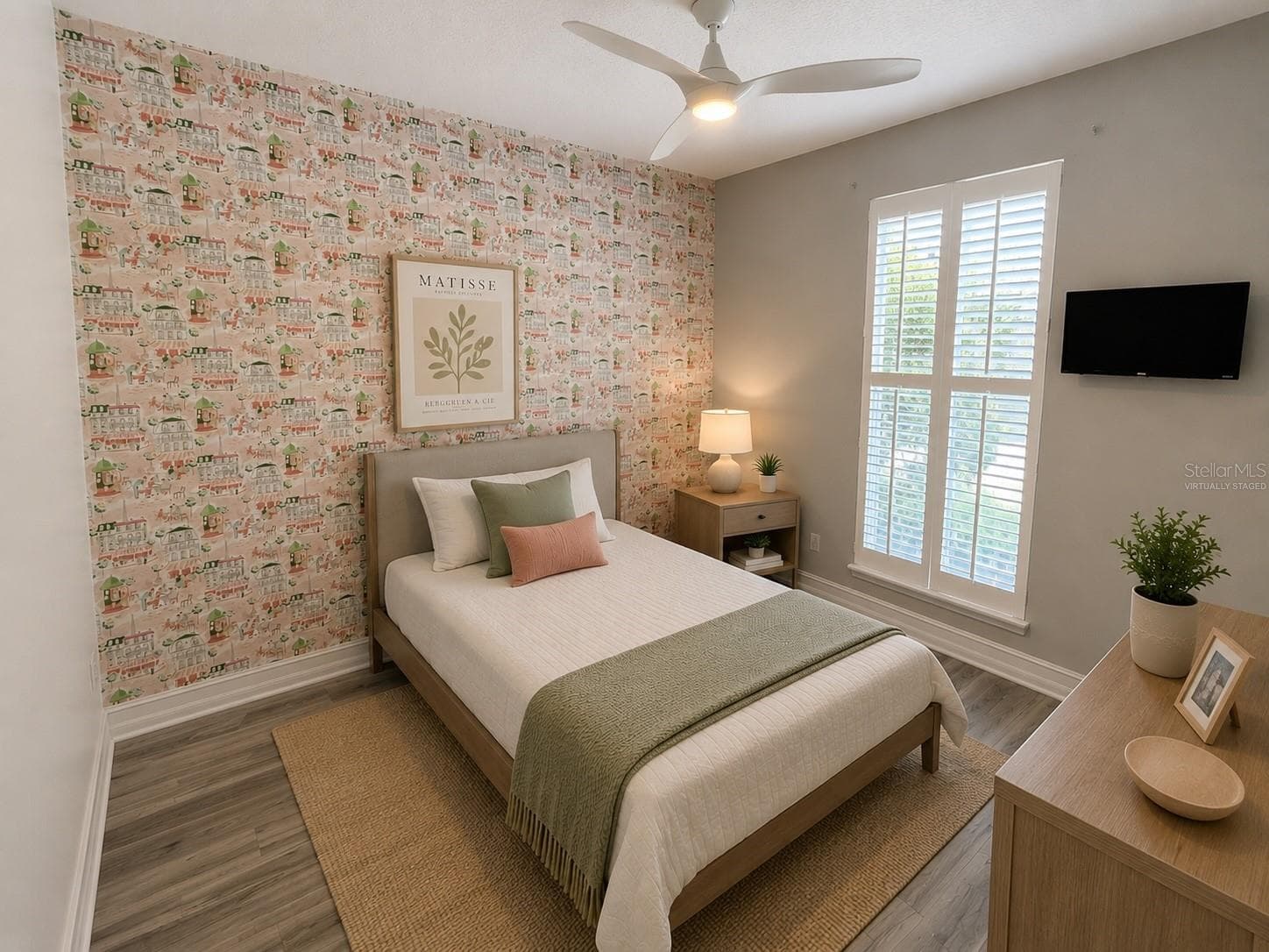 first floor bedroom (Virtually staged) - 839 LAKE EVALYN DR, CELEBRATION