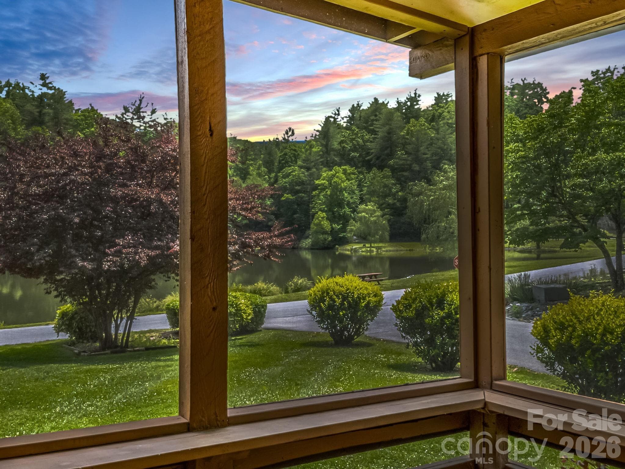 Lake view from the screened in porch - 117 Willow Way, Hendersonville