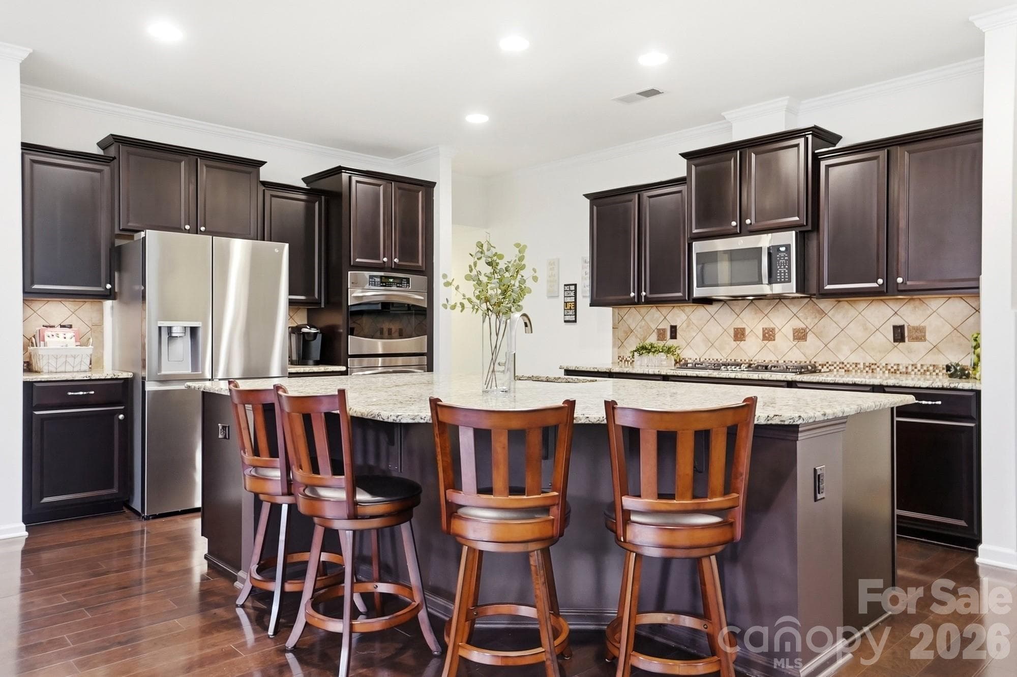Large Kitchen with lots of counter space and cabinets - 1413 Screech Owl Road, Waxhaw
