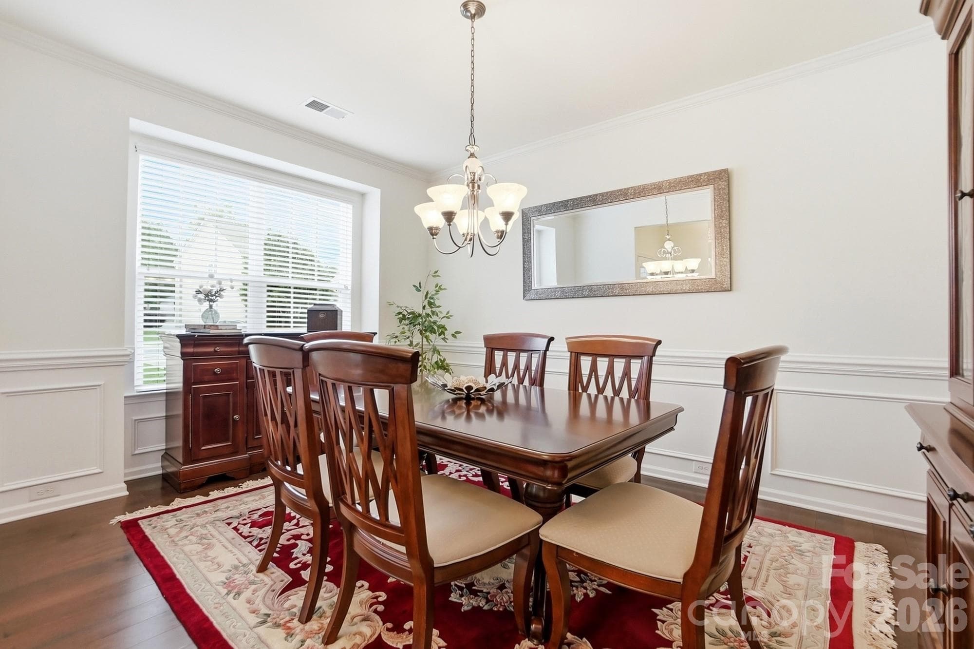 Formal Dining Room for those special moments and holidays - 1413 Screech Owl Road, Waxhaw