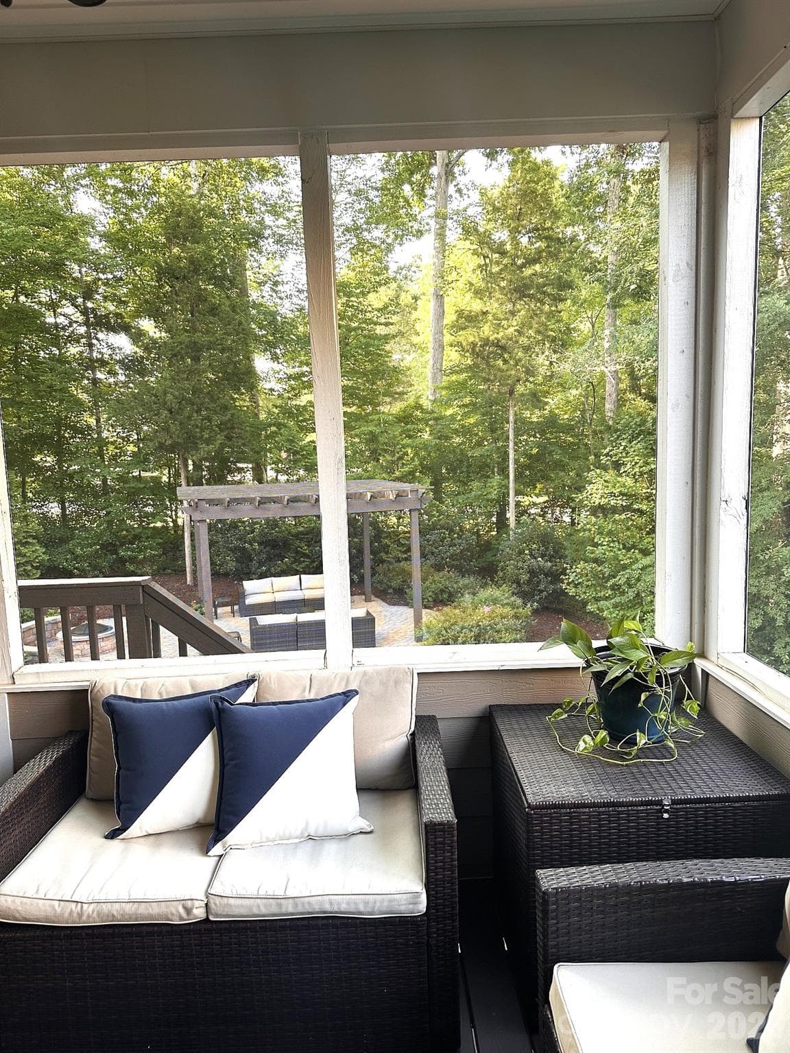Screened-in-porch has beautiful views - 1413 Screech Owl Road, Waxhaw