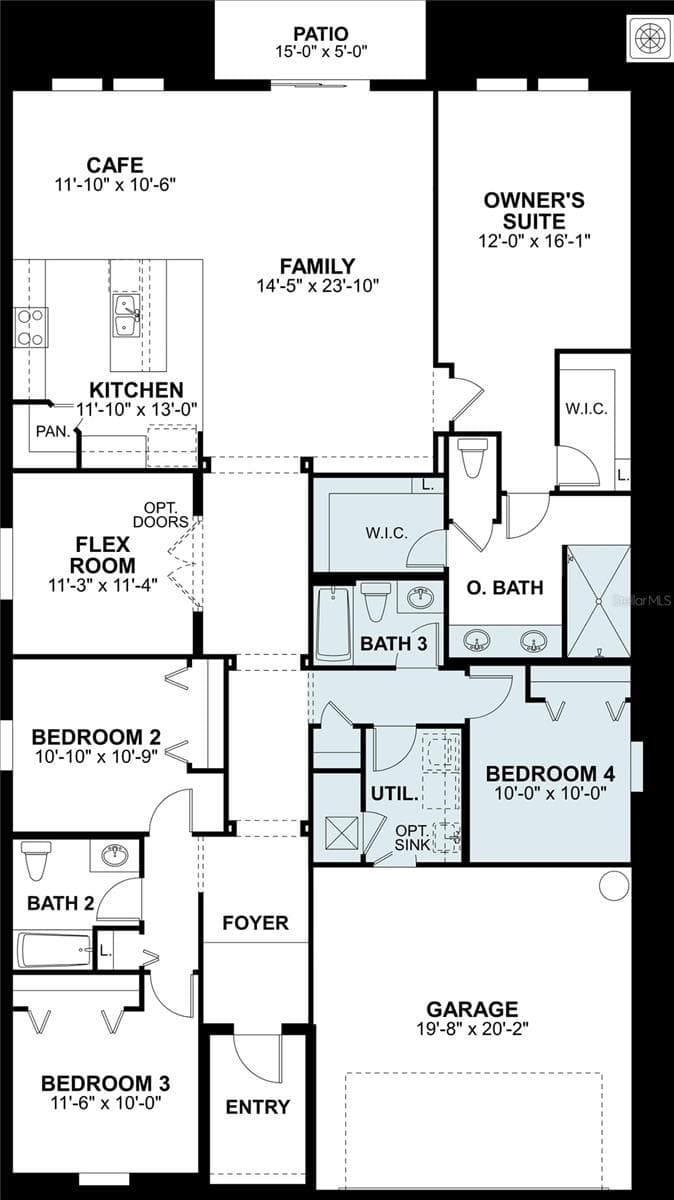 Floorplan - 4518 LAKE FOX DR, LAKELAND