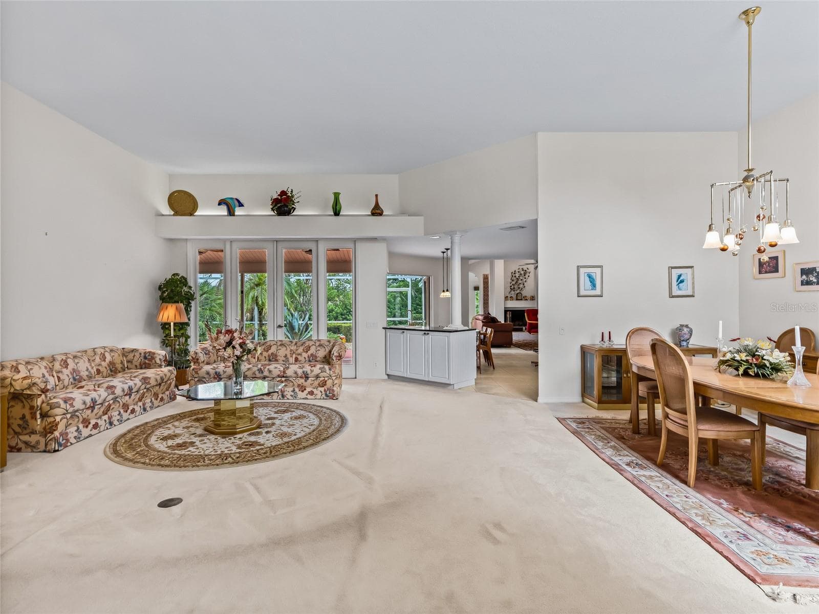 Living & Dining room - 5321 GREENS DR, LADY LAKE