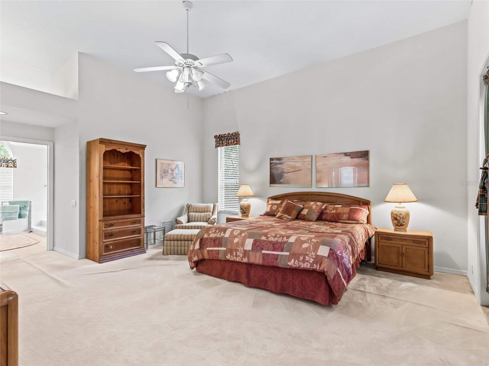 Primary Bedroom has plenty of room - 5321 GREENS DR, LADY LAKE
