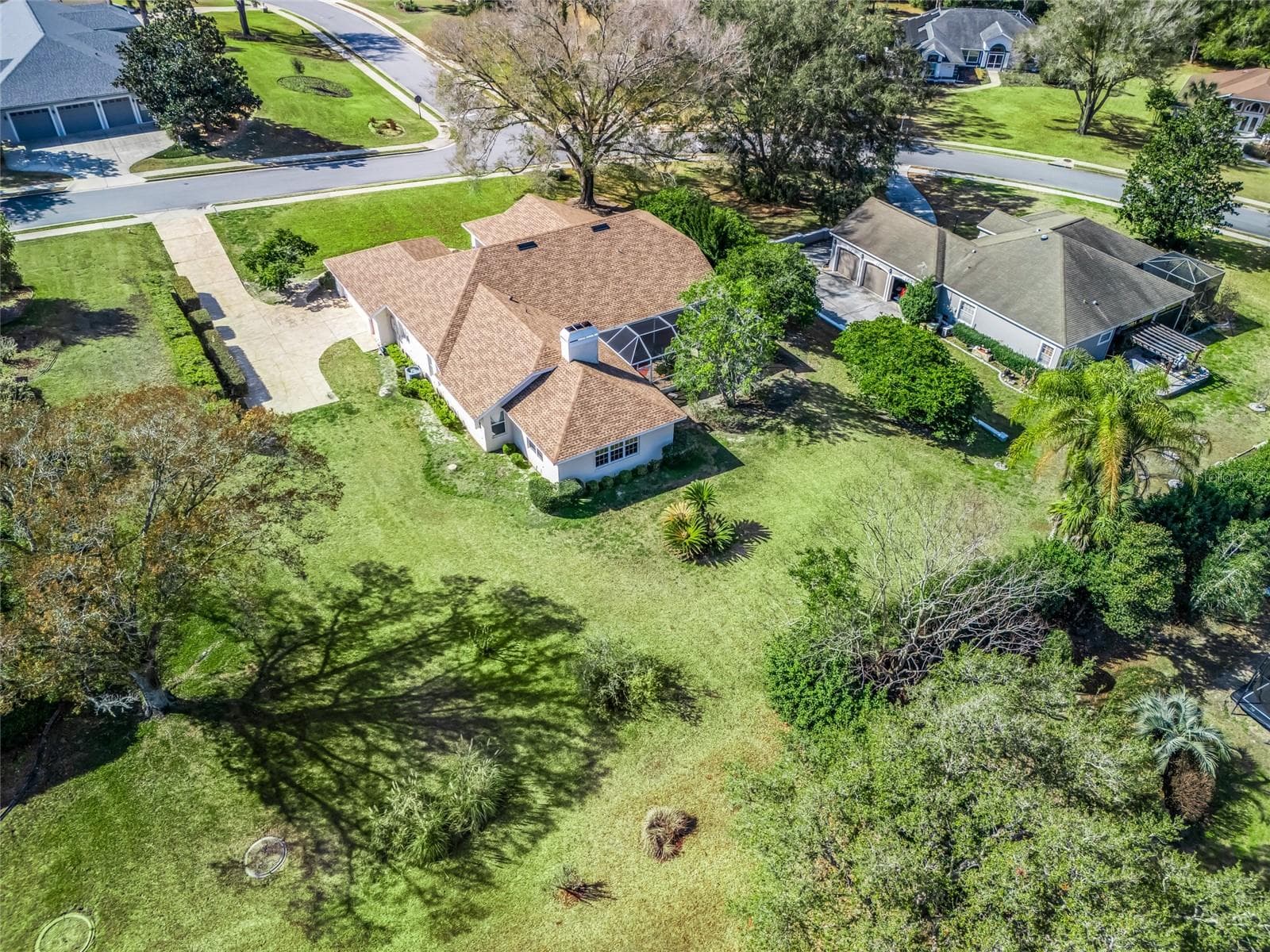 Aerial View - 5321 GREENS DR, LADY LAKE