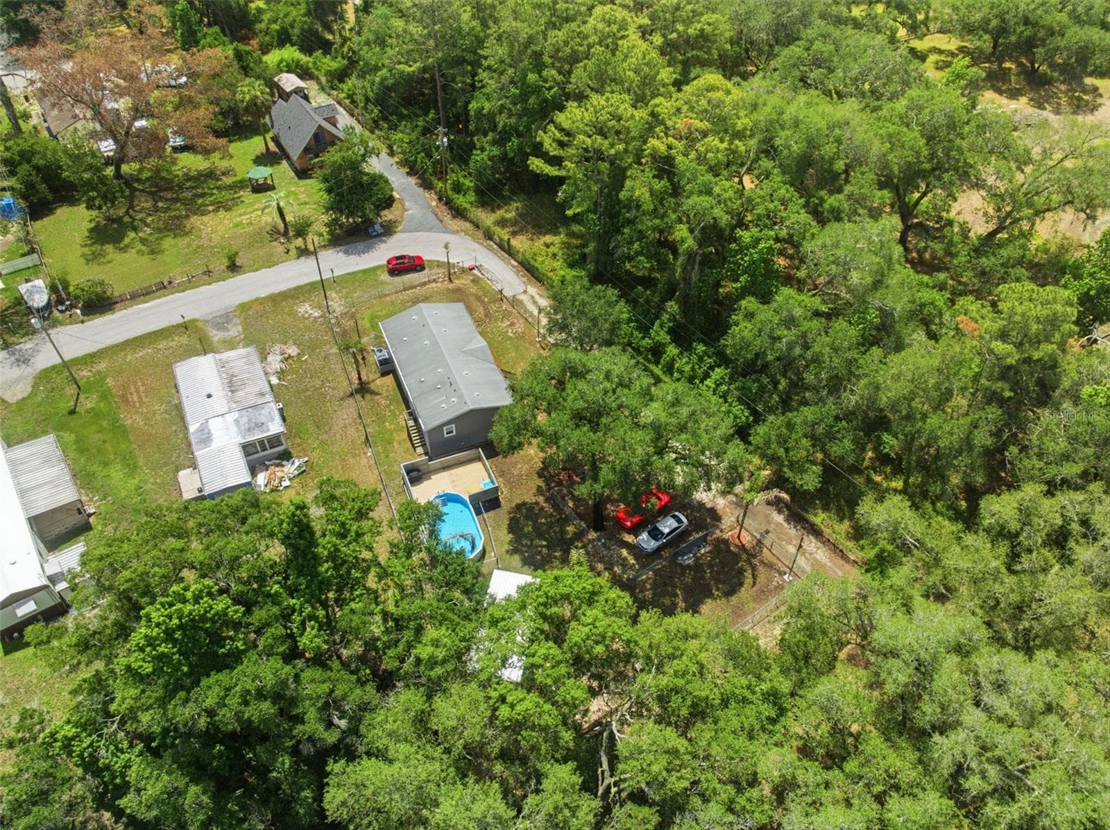 Aerial View - 3183 CEDLEY RD, DADE CITY