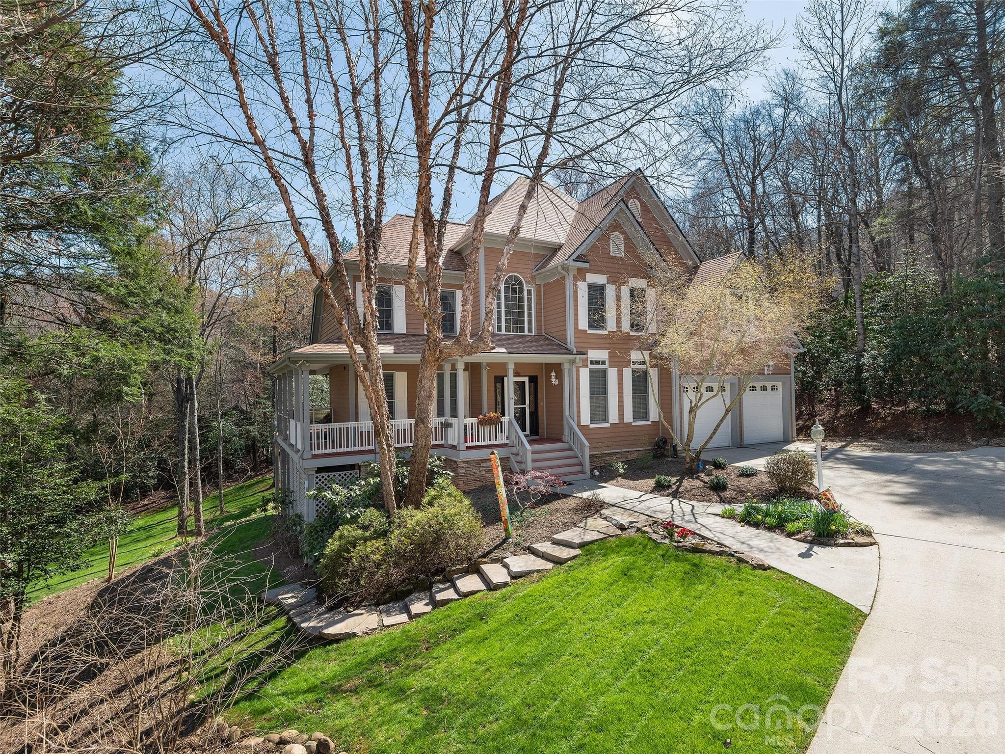 48 Smokemont Dr in early spring - Arden