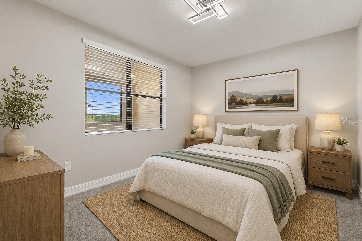 Virtually Staged Guest Bedroom - 16300 COUNTY ROAD 455 #410, MONTVERDE