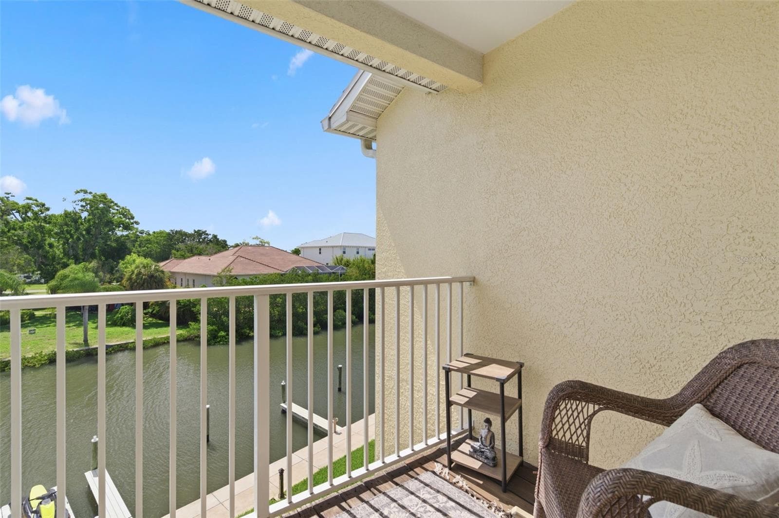 Private balcony in the primary suite - 117 BRENT CIR, OLDSMAR