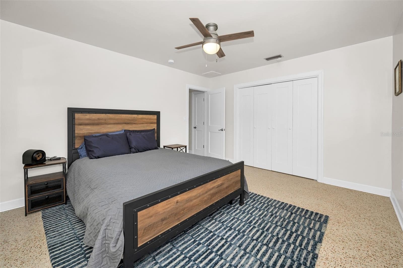 Bedroom 2 Duel Closets & Terrazzo Floors - 1620 SEA BREEZE DR, TARPON SPRINGS