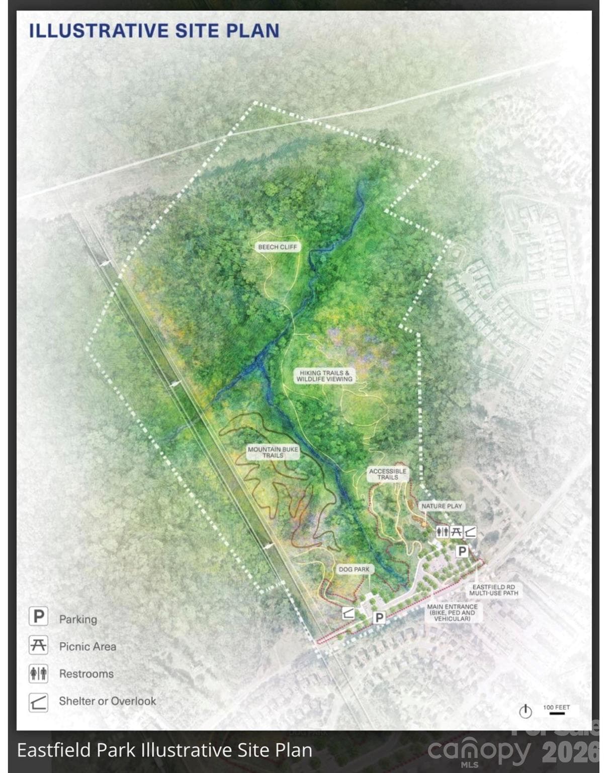Close Proximity to Future Eastfield Park - 9233 Simonton Drive, Charlotte