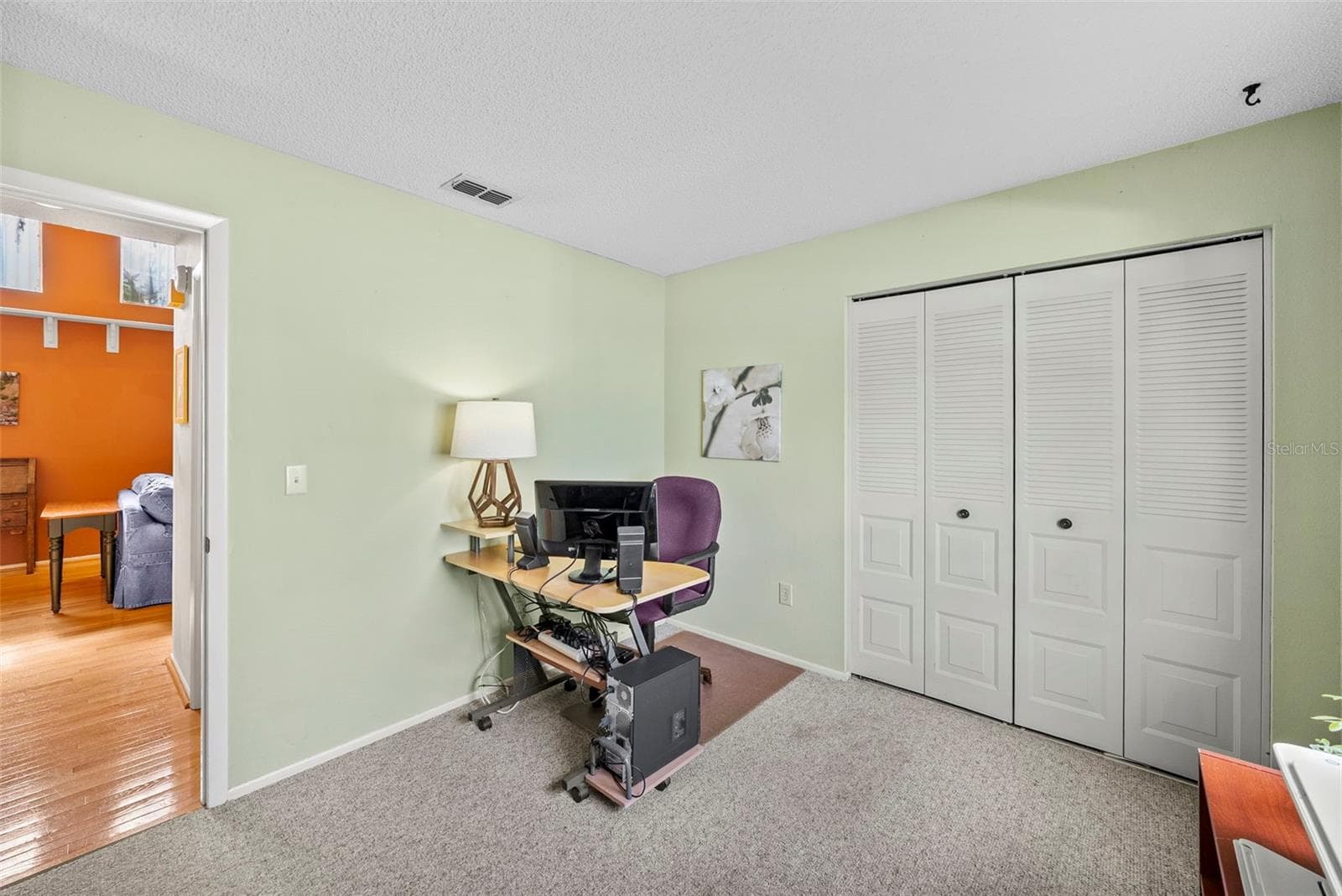 Flexible bedroom/office space with closet and natural light. - 8601 TWIN FARMS PL, TAMPA