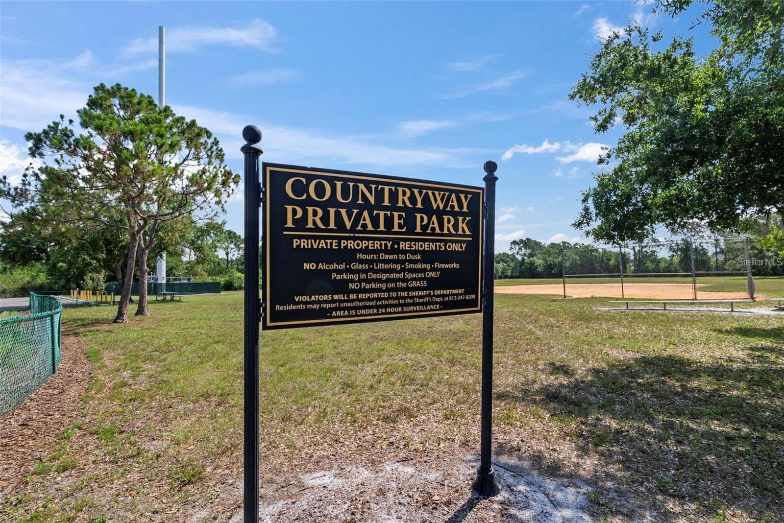 Countryway Private Park with open fields and community amenities. - 8601 TWIN FARMS PL, TAMPA