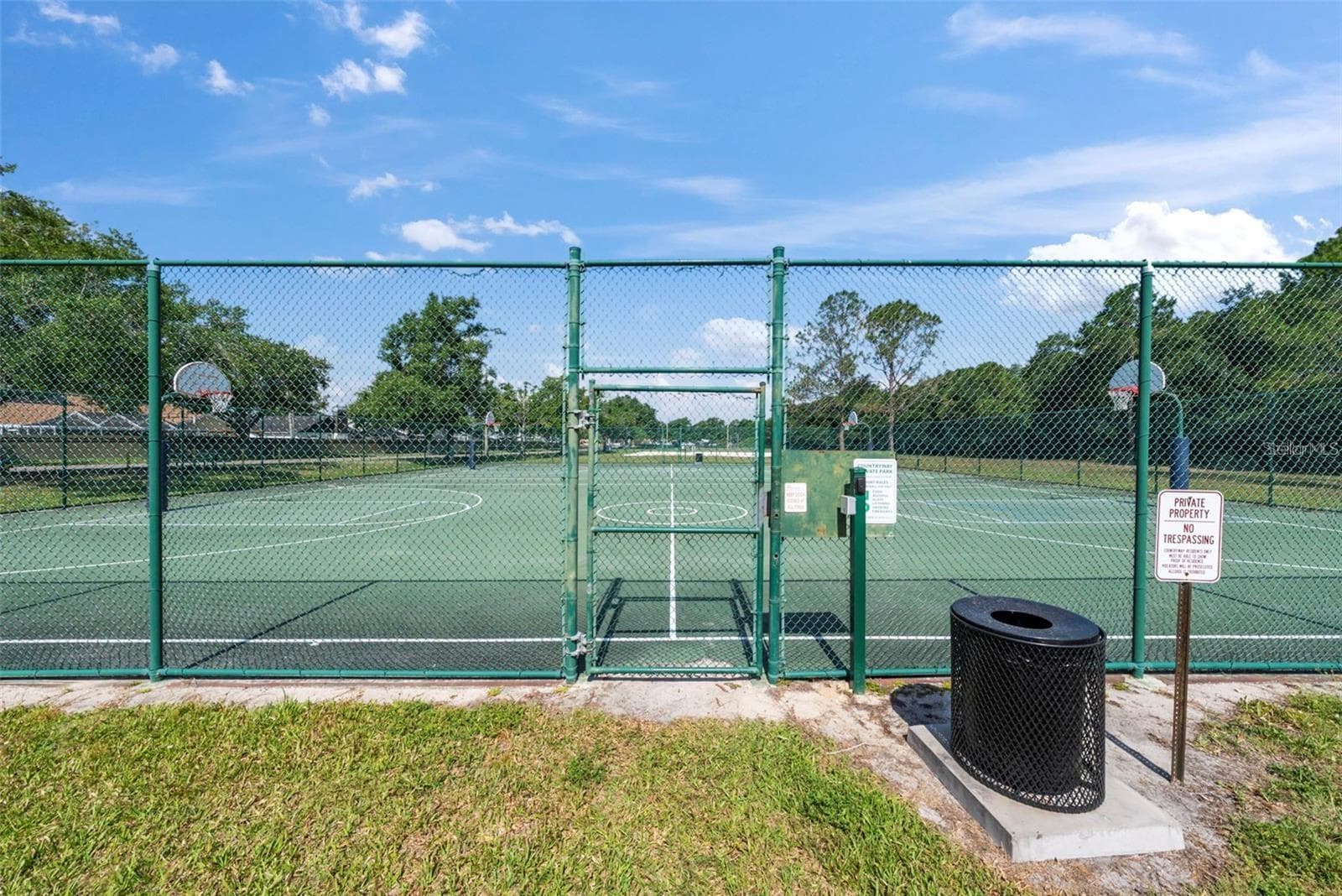 Community tennis courts ready for play. - 8601 TWIN FARMS PL, TAMPA