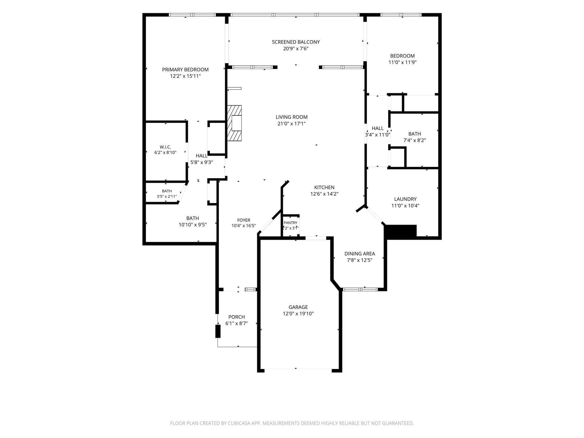 Spacious and thoughtfully designed floor plan with approximately 1,526 square feet of comfortable, easy one-level living. - 99 Ridgetop Circle, Brevard