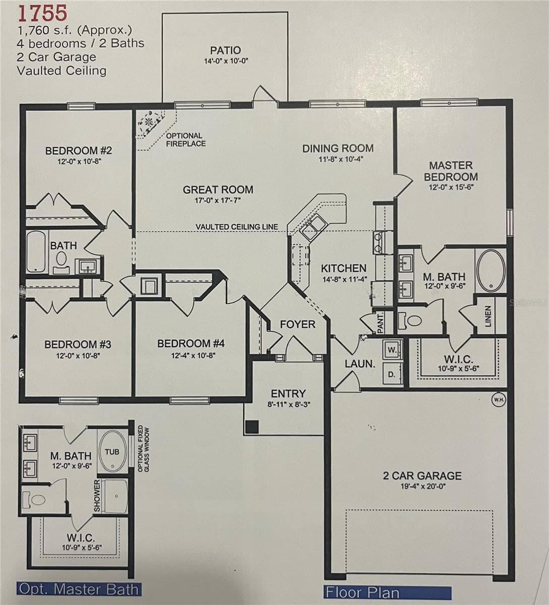 Floor plan. - 7 BAHIA PASS LN, OCALA