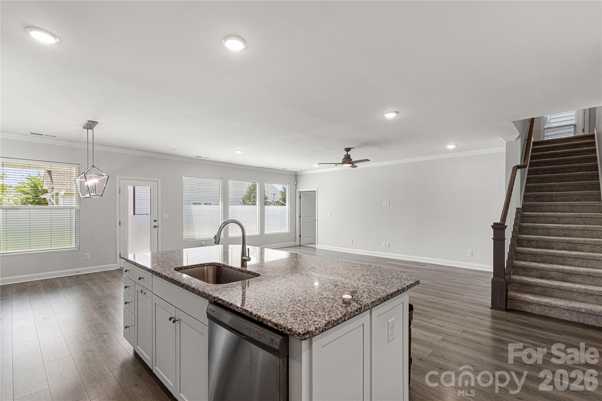 Sink in island and plenty of counter space - 1025 Ansley Park Drive, Indian Land