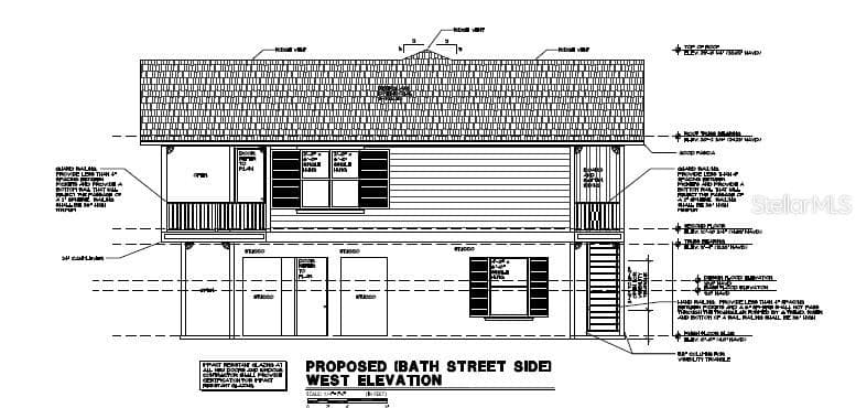 elevation - 0 W LEMON ST, TARPON SPRINGS