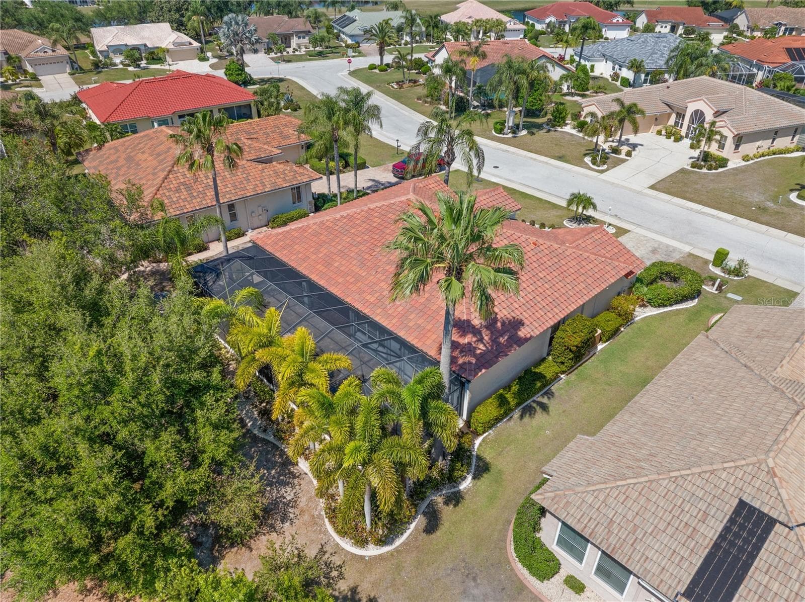 Aerial - 1305 CRYSTAL GREENS DR, SUN CITY CENTER