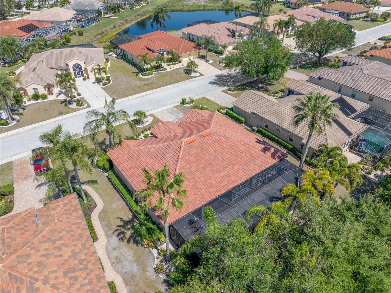 Aerial - 1305 CRYSTAL GREENS DR, SUN CITY CENTER