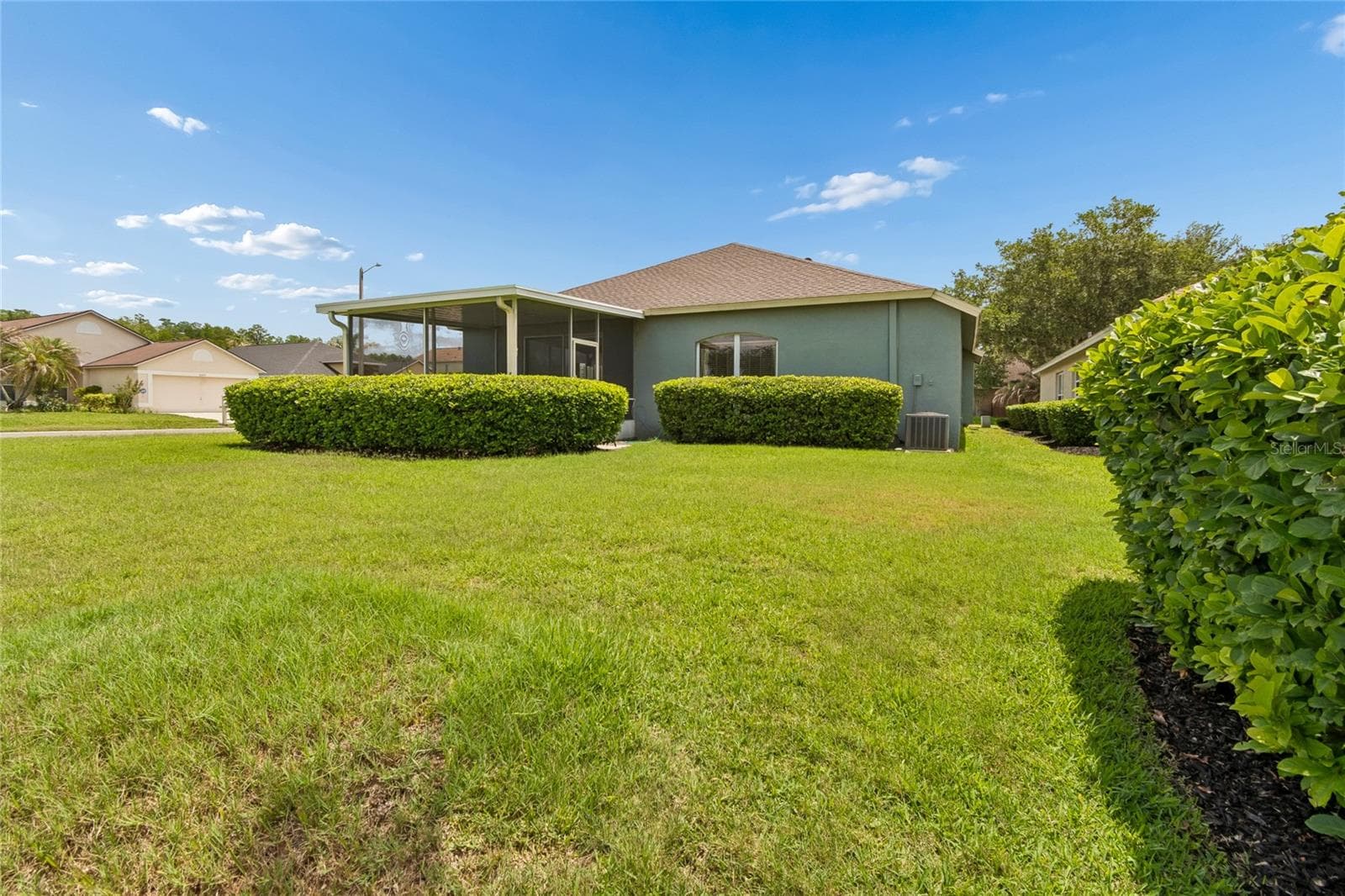 Large backyard with pond views - 30600 NICKERSON LOOP, WESLEY CHAPEL