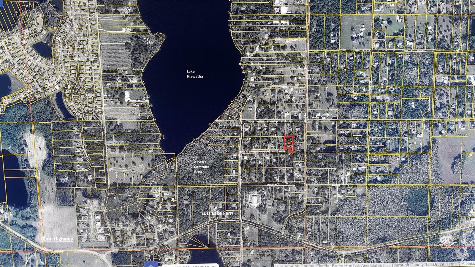 Proximity of the Lot to the 21 Acre HOA owned Park on Lake Hiawatha - 7709 WINDWARD WAY, ODESSA