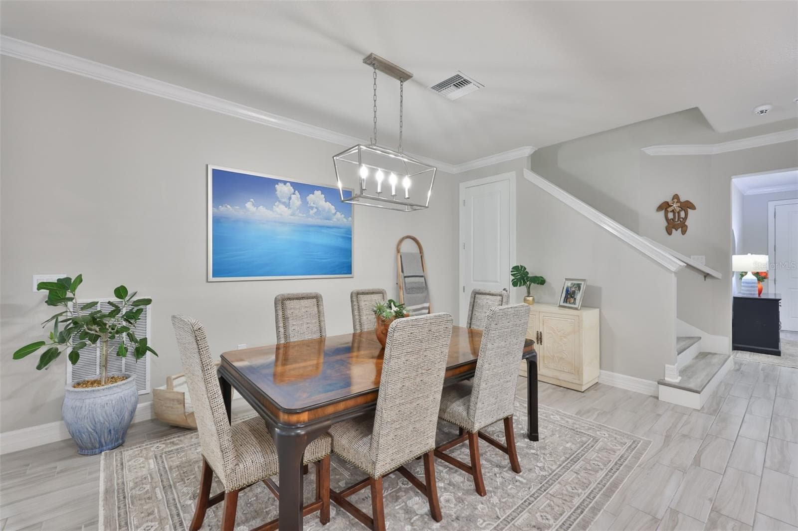 Dining Room back toward stairs - 18824 ALDER GLEN DR, LUTZ