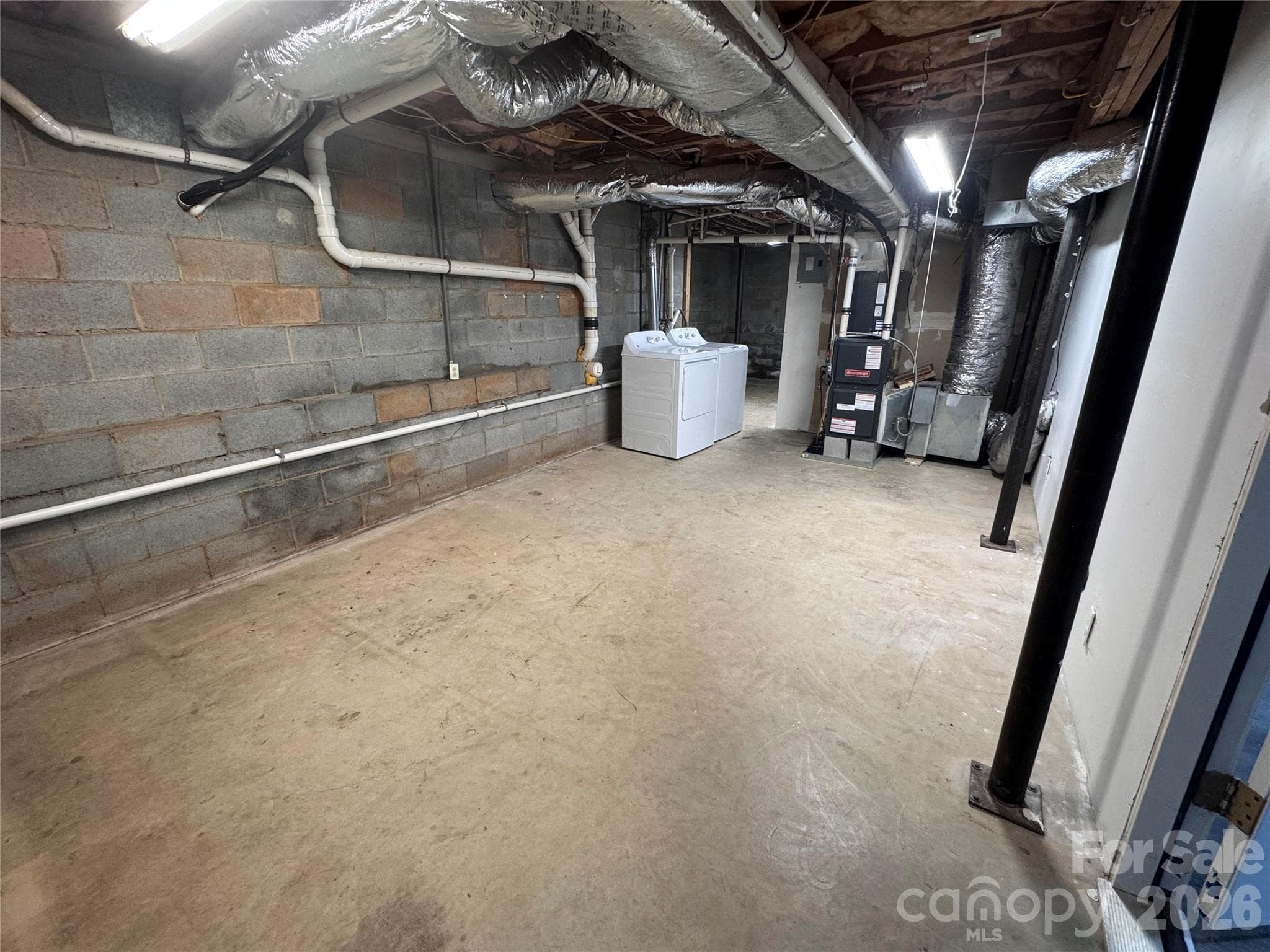 unfinished Basement area - 21123 Rio Oro Drive, Cornelius