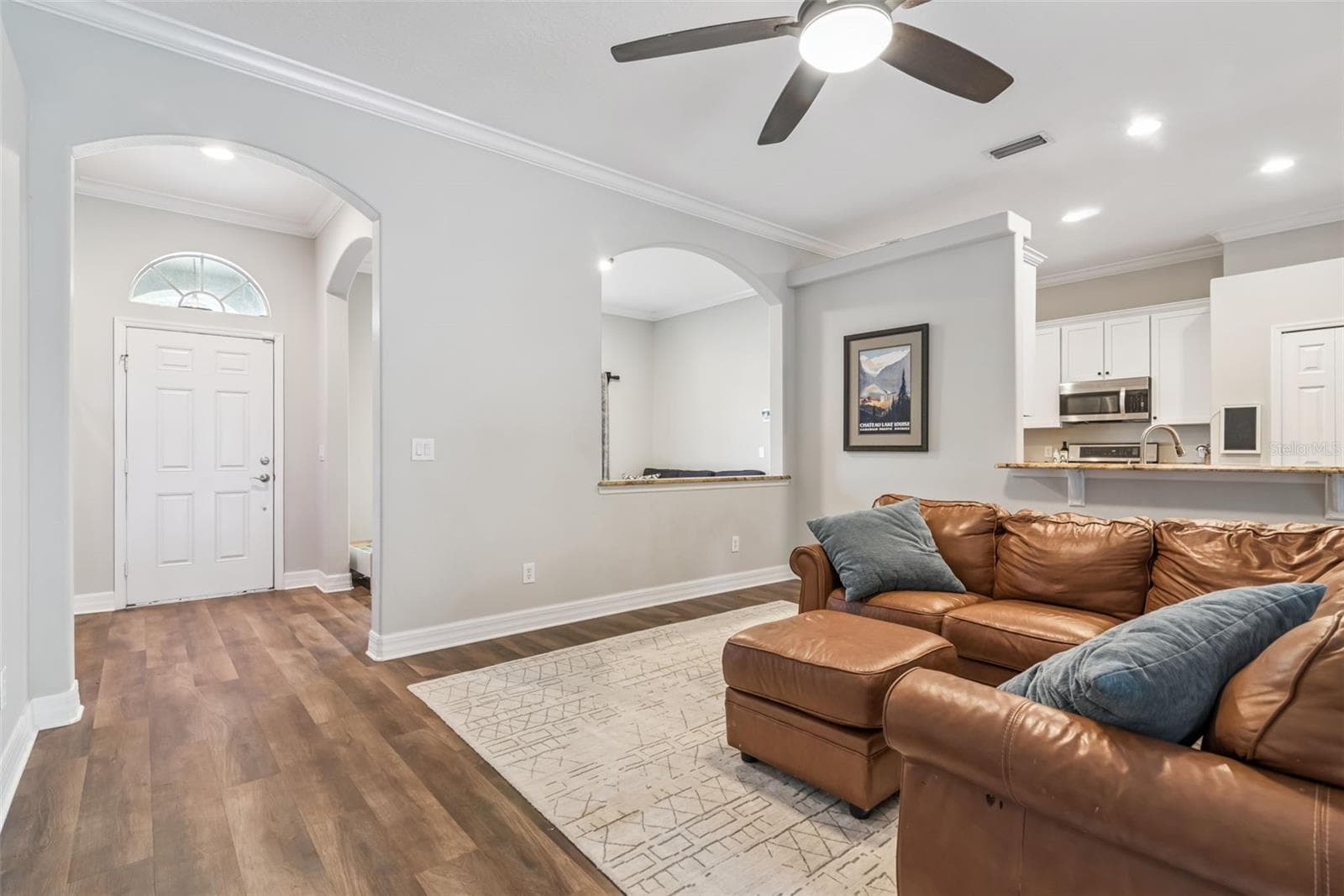 Family Room and Formal Entry - 242 BLUE WATER ST, EUSTIS