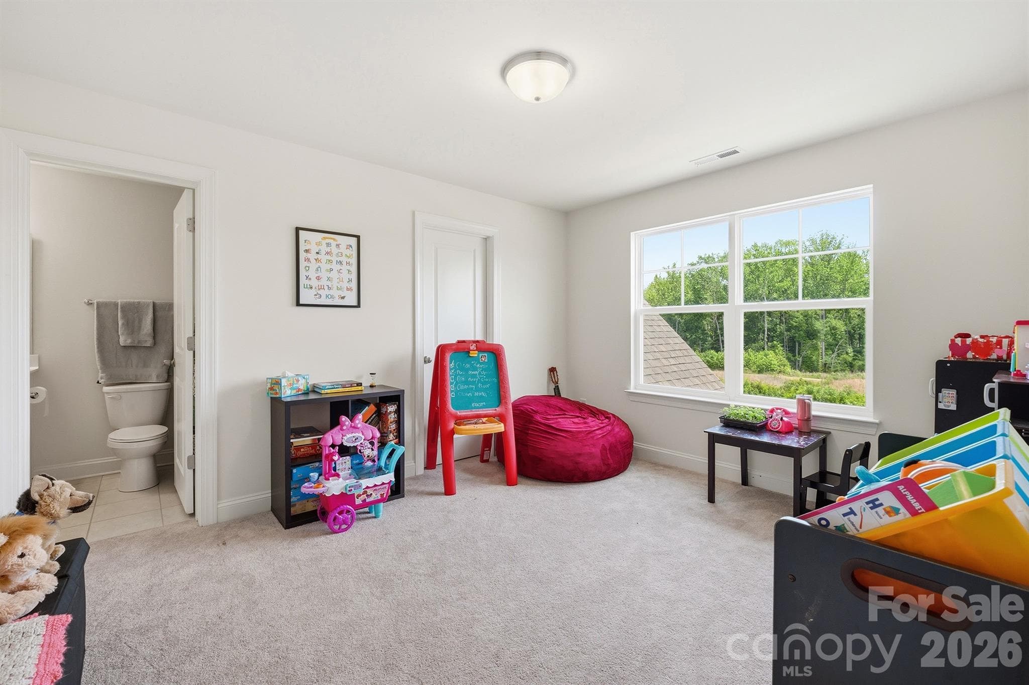 Secondary Bedroom with En-Suite Bathroom - 282 Bouchard Drive, Waxhaw