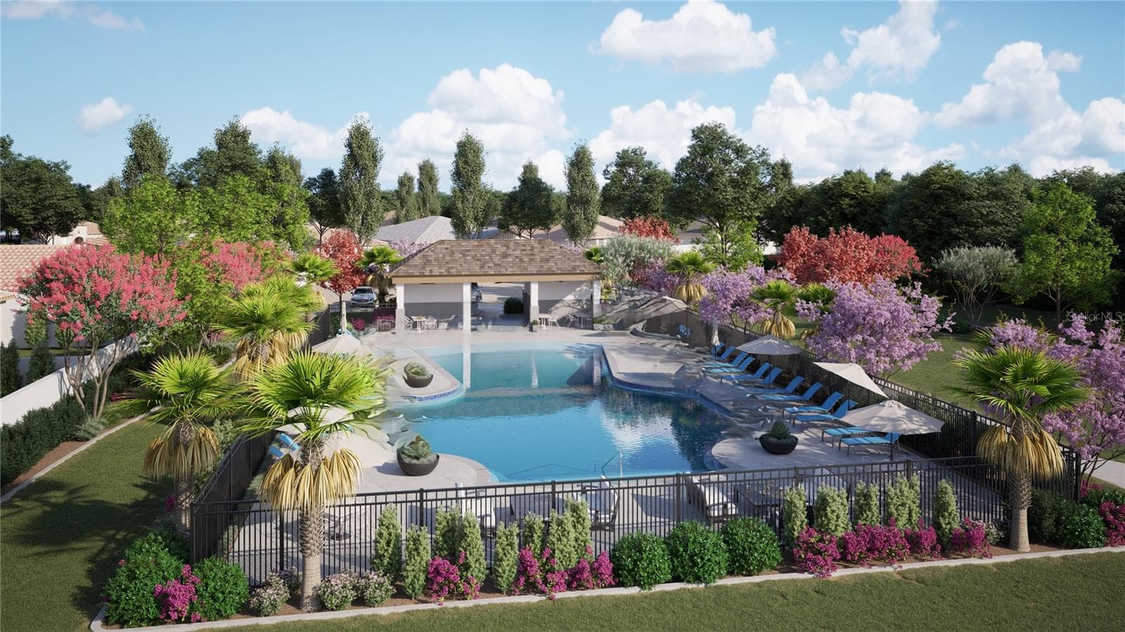 Community Pool Rendering - 6079 VISION RD, ST CLOUD